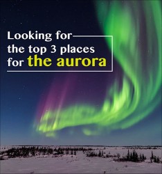 Looking for the top 10 places for the aurora